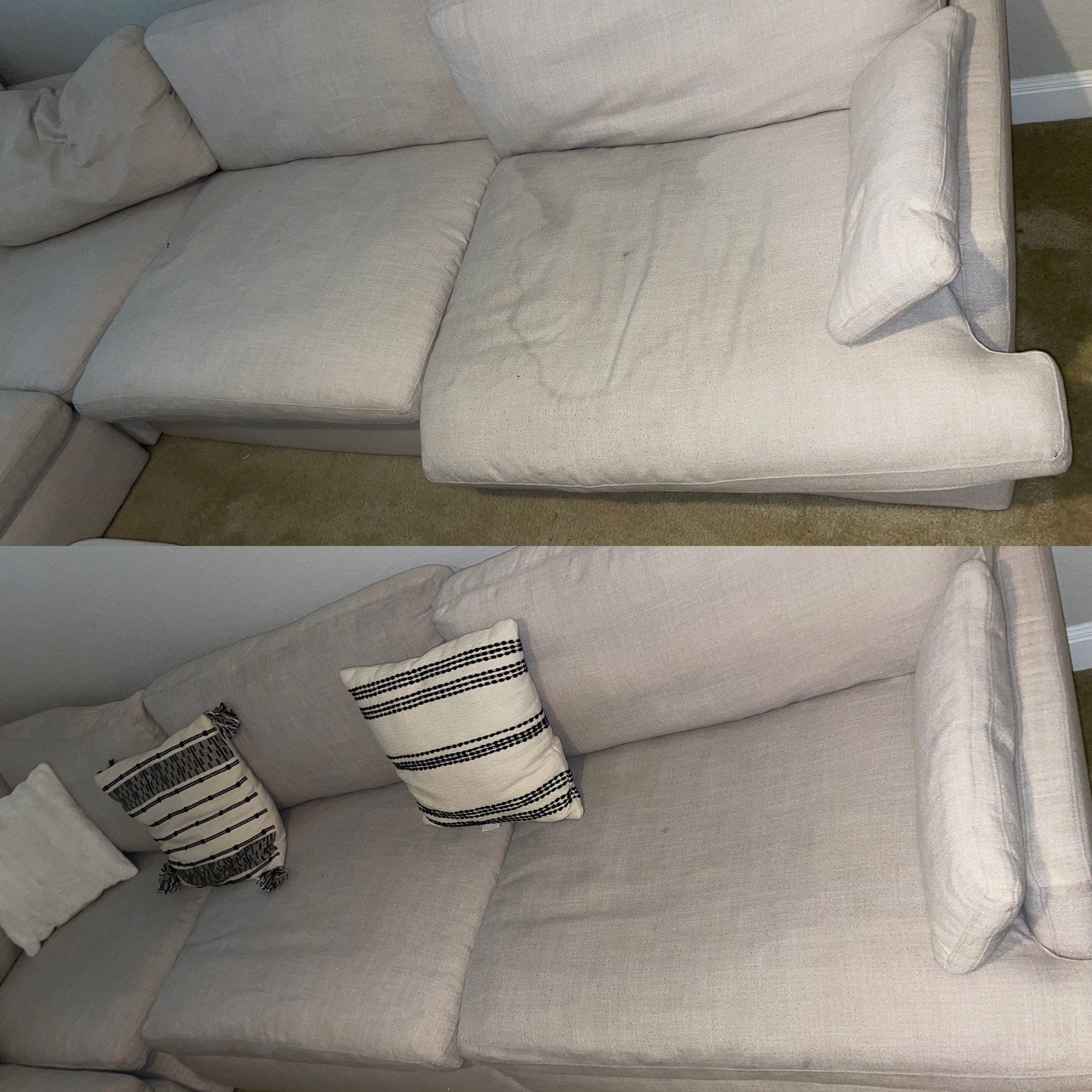 cloth upholstery steam cleaning