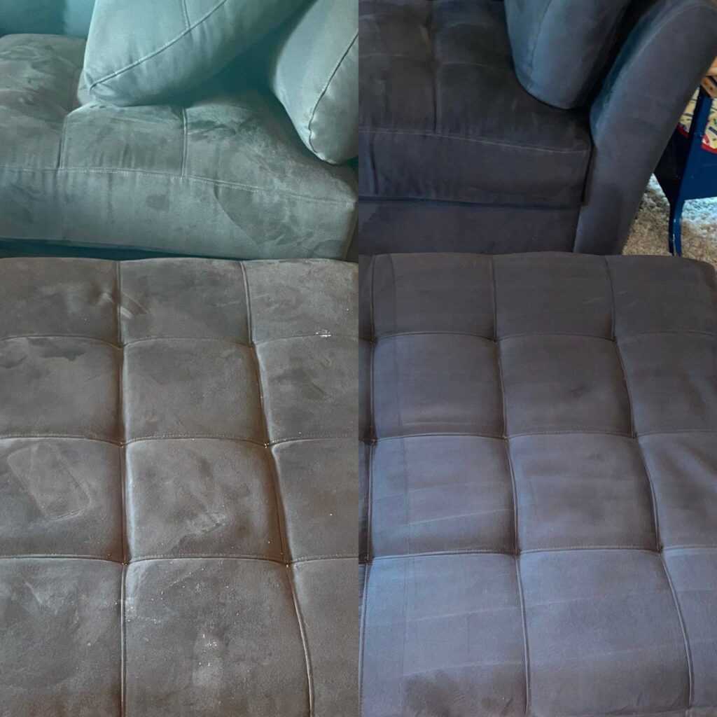 Cloth Upholstery Steam Cleaning Project in San Antonio TX 78260