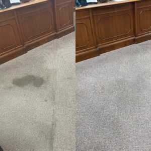 Drink Stain Cleaning Project in Marion TX 78124