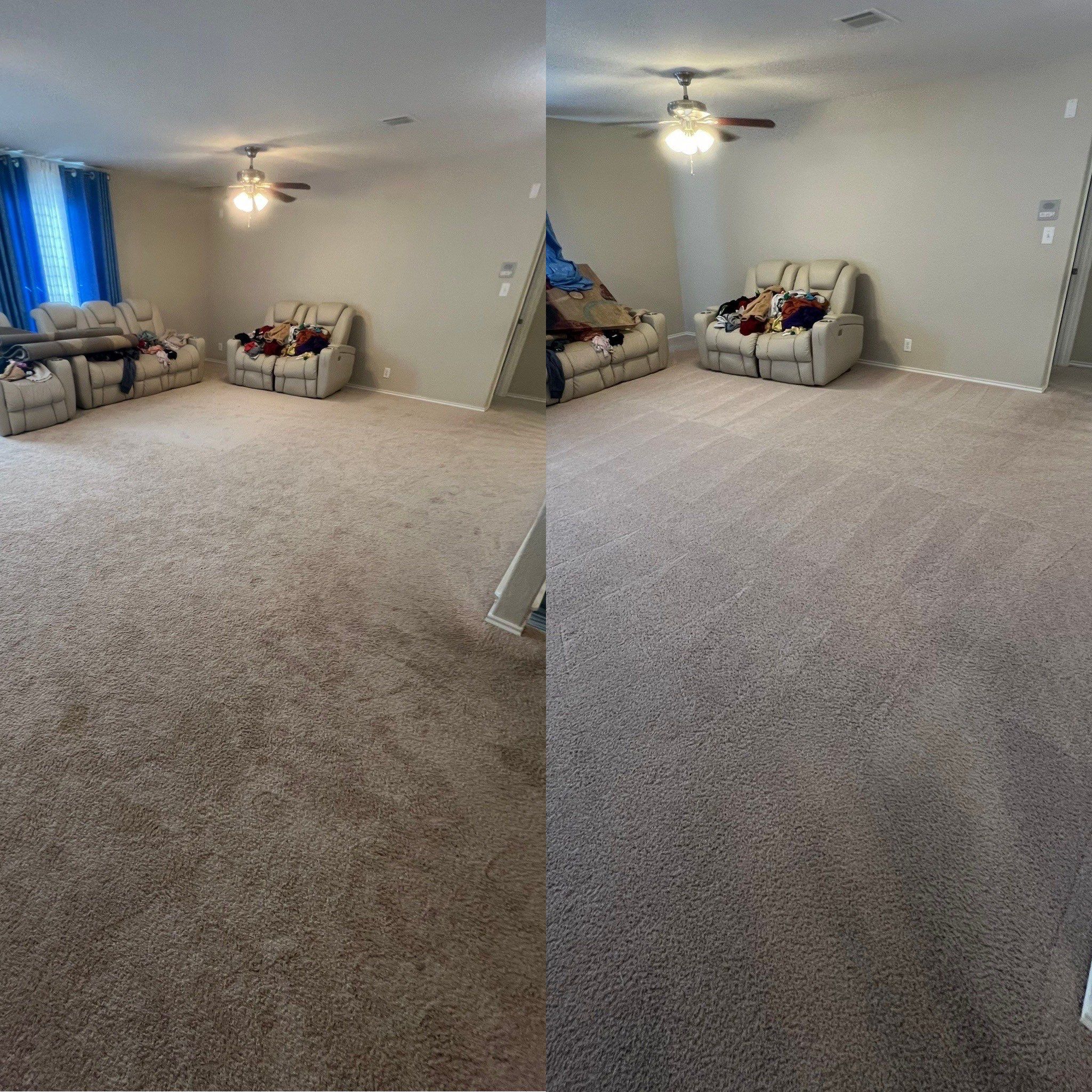 Exceptional Carpet Cleaning Project in San Antonio TX 78244