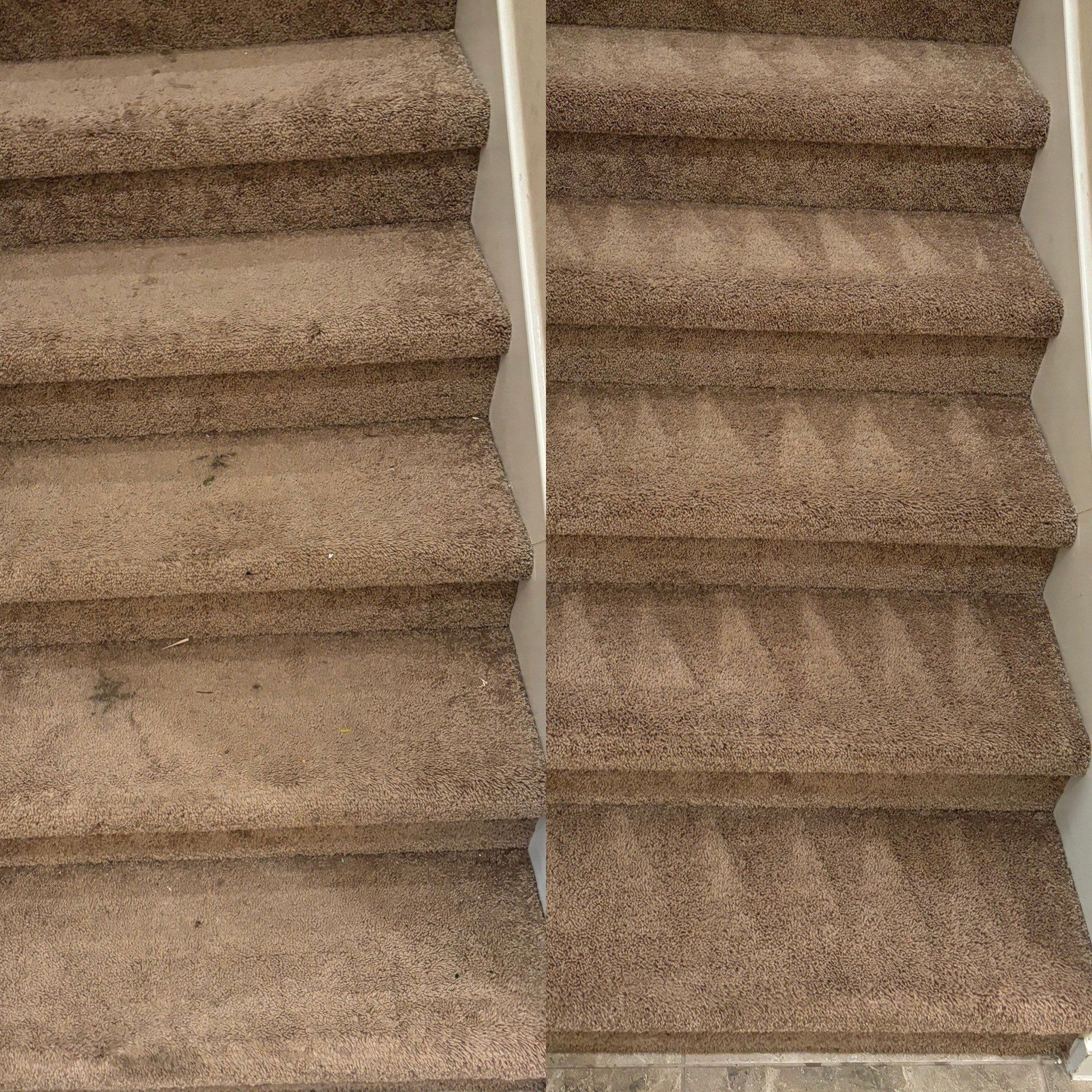 Stunning Staircase Carpet Cleaning Project in Helotes TX 78023